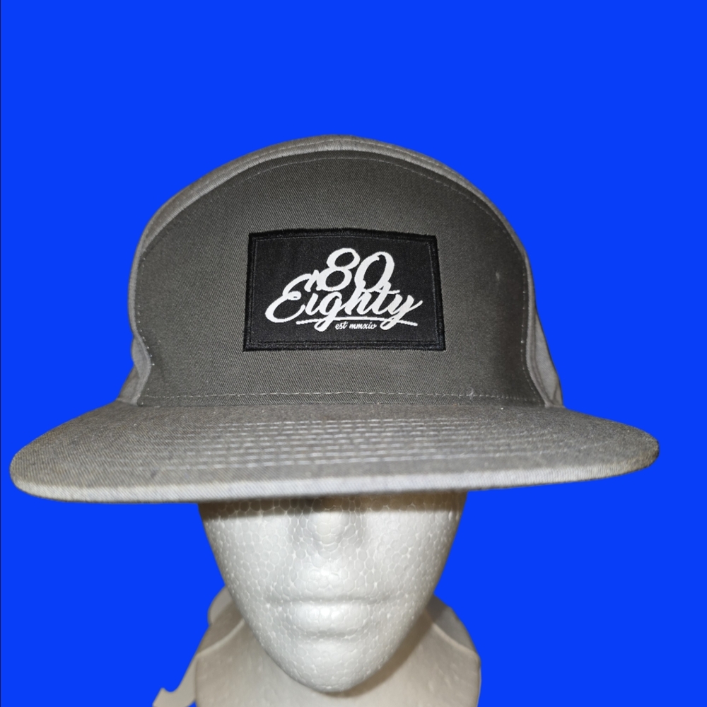 Gray Snapback Hat